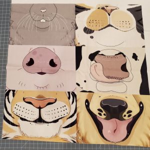 animal mask panel